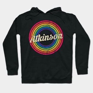 Atkinson - Retro Rainbow Faded-Style Hoodie